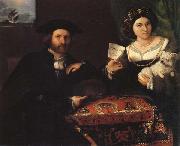 Lorenzo Lotto Husband and Wife Spain oil painting reproduction